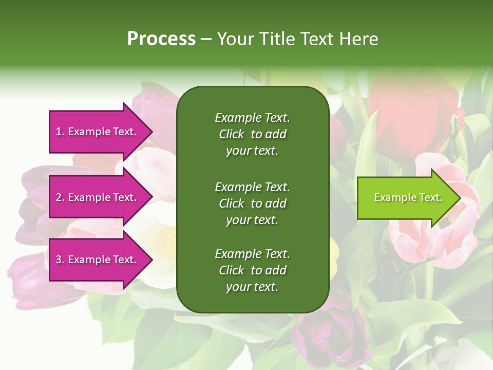 Foliage Plant Bouquet PowerPoint Template