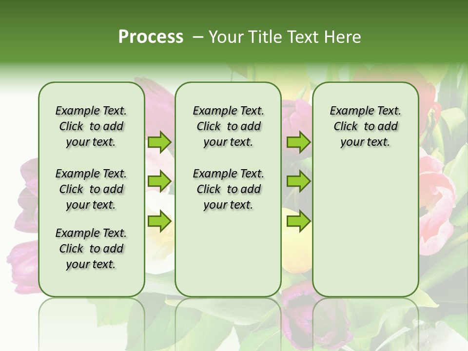 Foliage Plant Bouquet PowerPoint Template