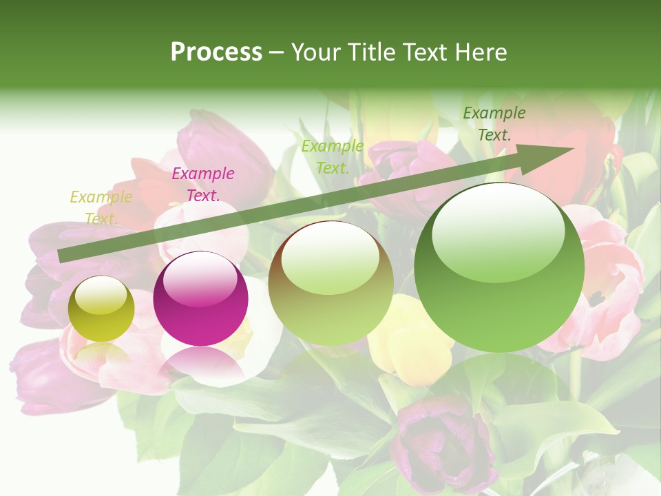 Foliage Plant Bouquet PowerPoint Template