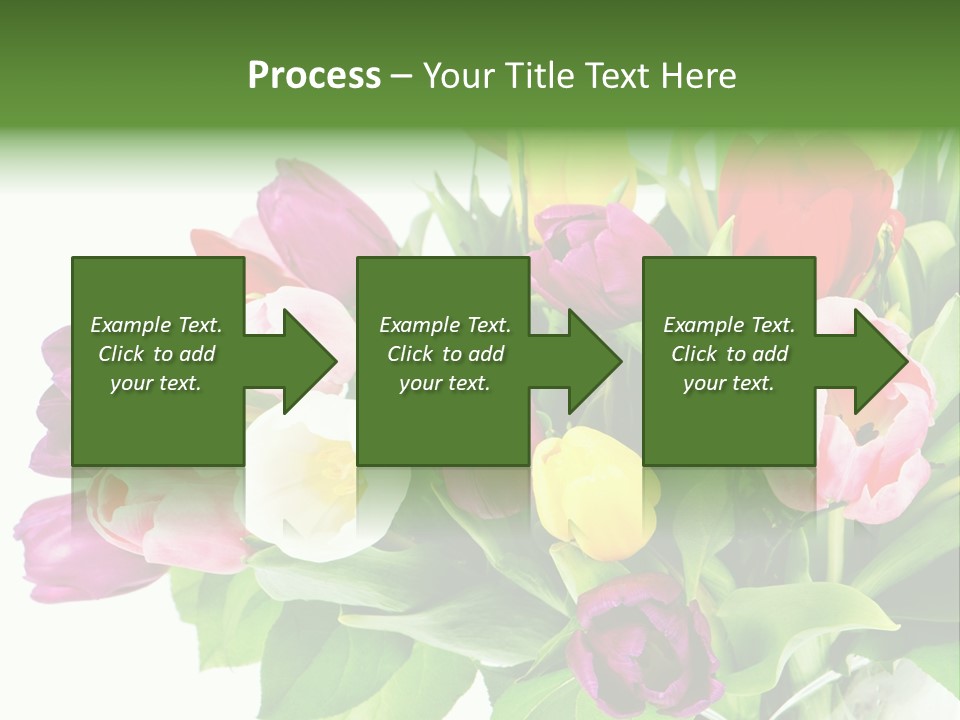 Foliage Plant Bouquet PowerPoint Template