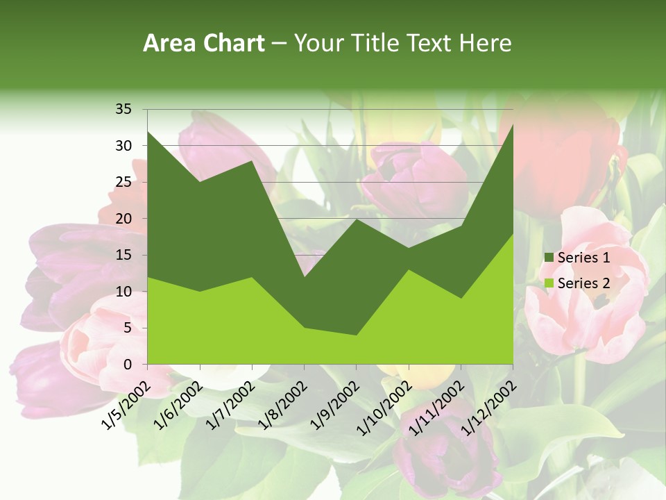 Foliage Plant Bouquet PowerPoint Template