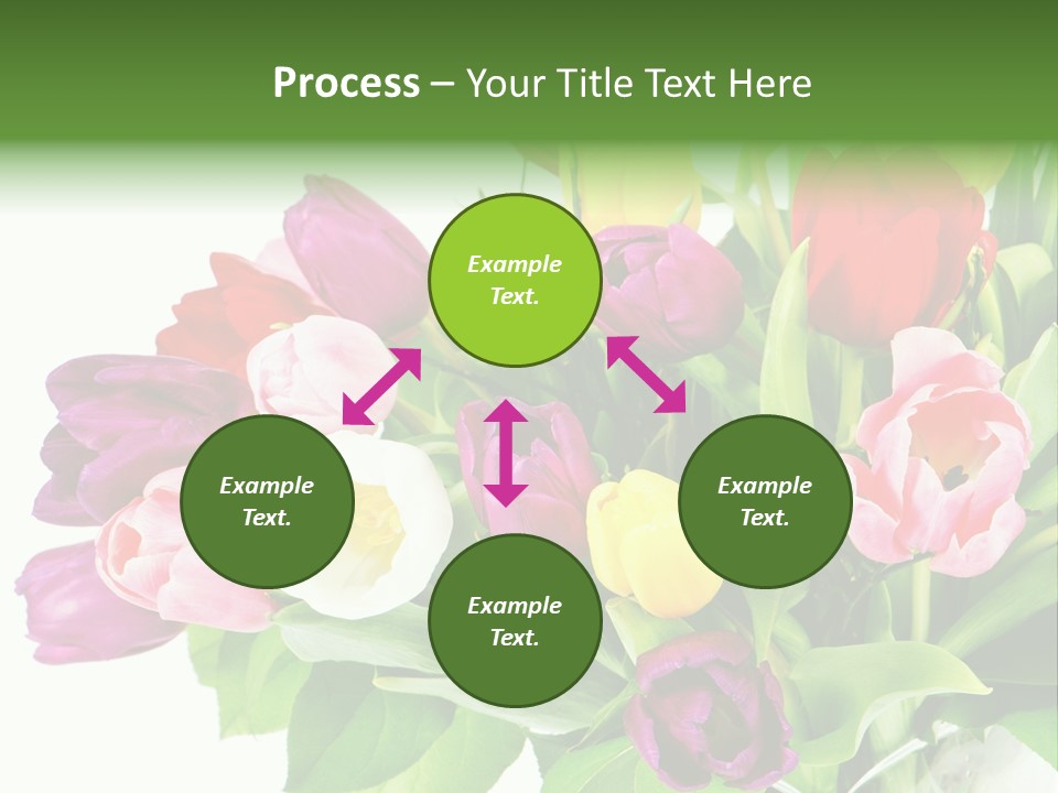 Foliage Plant Bouquet PowerPoint Template
