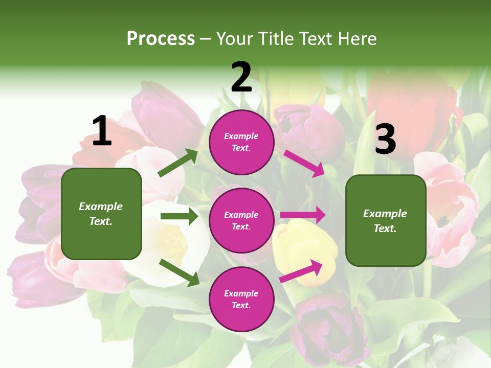 Foliage Plant Bouquet PowerPoint Template