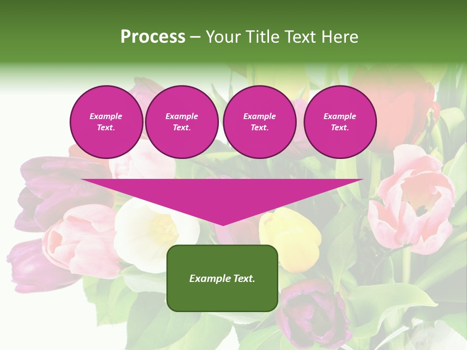 Foliage Plant Bouquet PowerPoint Template