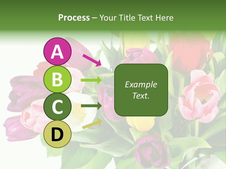 Foliage Plant Bouquet PowerPoint Template