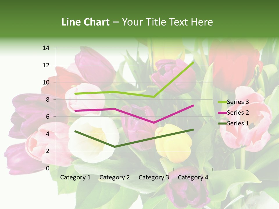 Foliage Plant Bouquet PowerPoint Template