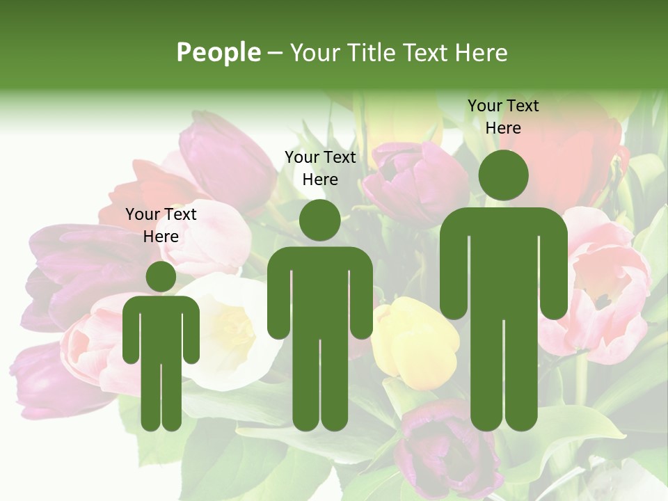 Foliage Plant Bouquet PowerPoint Template