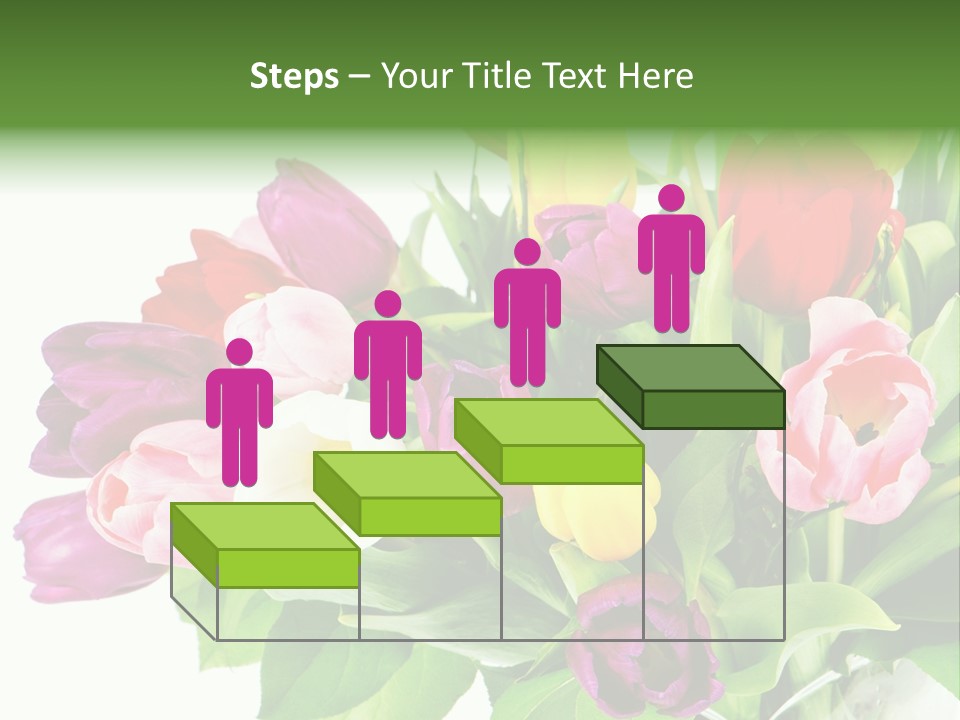 Foliage Plant Bouquet PowerPoint Template