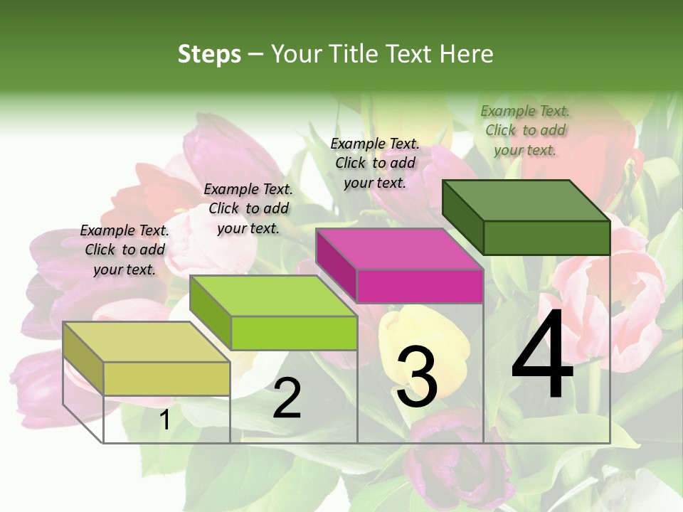 Foliage Plant Bouquet PowerPoint Template