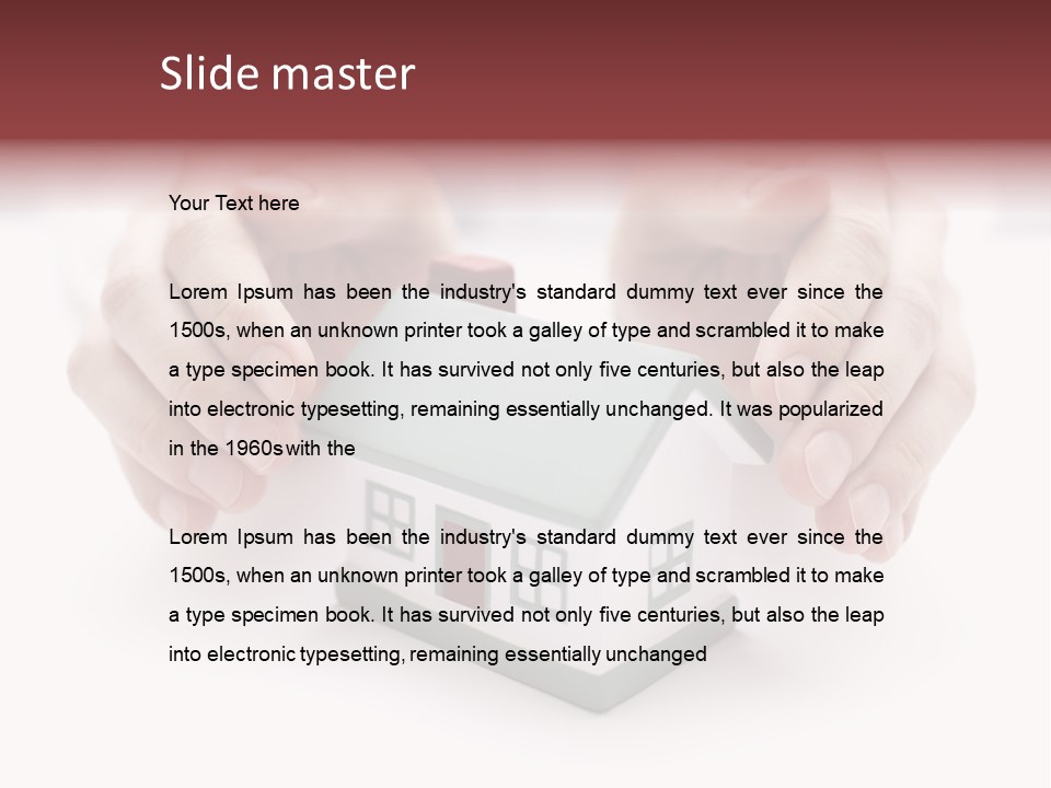 Residential Structure Concept PowerPoint Template