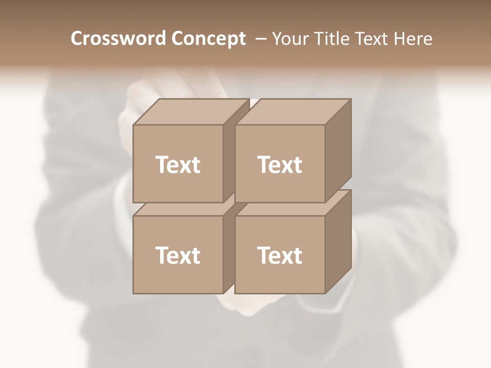 Fingers Put Coin PowerPoint Template