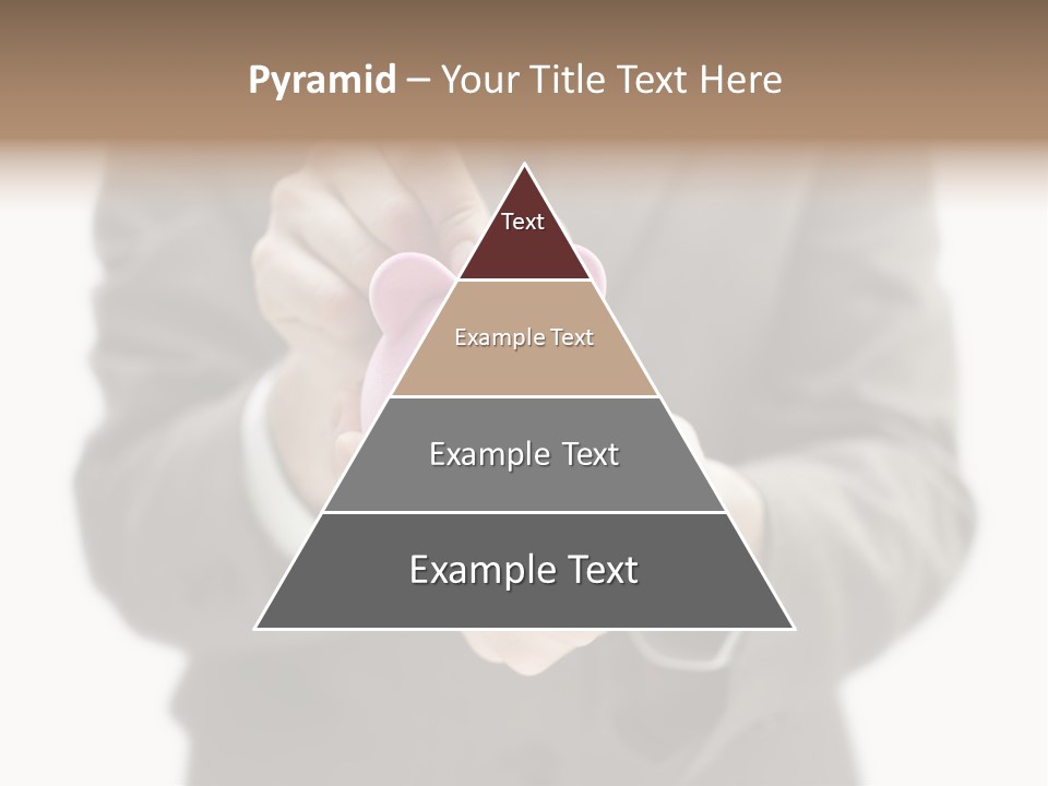 Fingers Put Coin PowerPoint Template