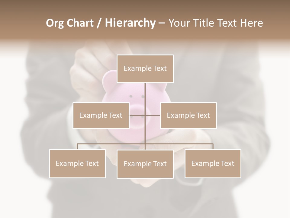 Fingers Put Coin PowerPoint Template