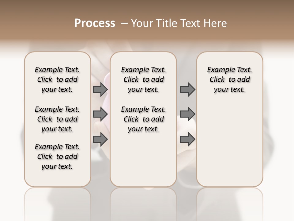 Fingers Put Coin PowerPoint Template