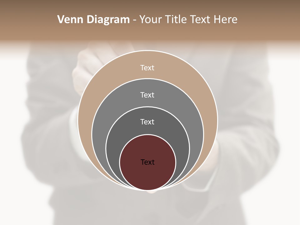 Fingers Put Coin PowerPoint Template