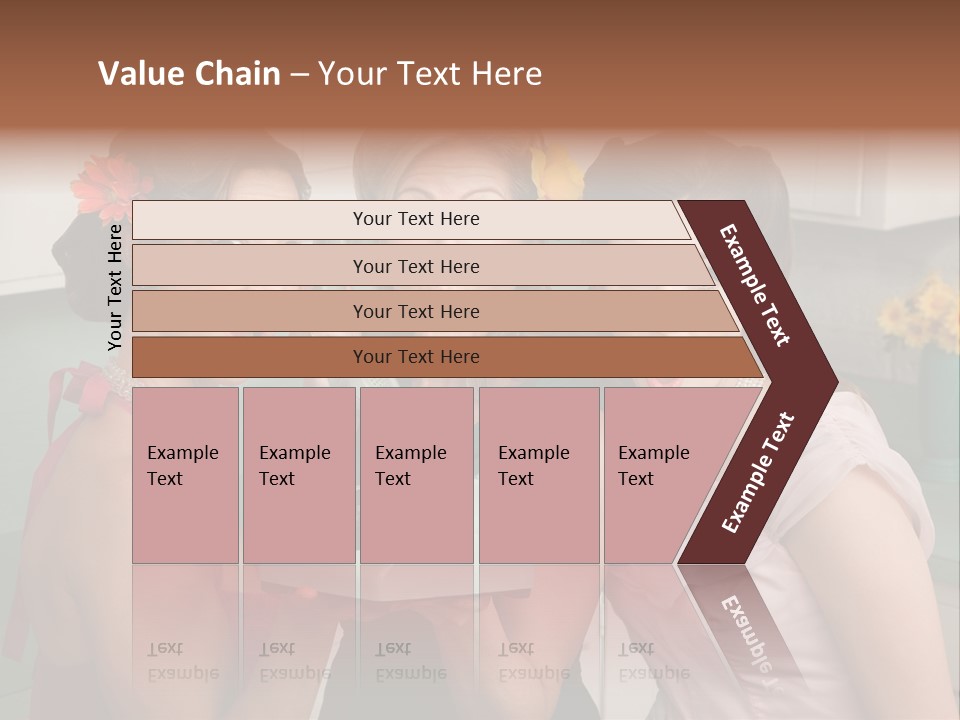 Retro Housewife Surprise PowerPoint Template