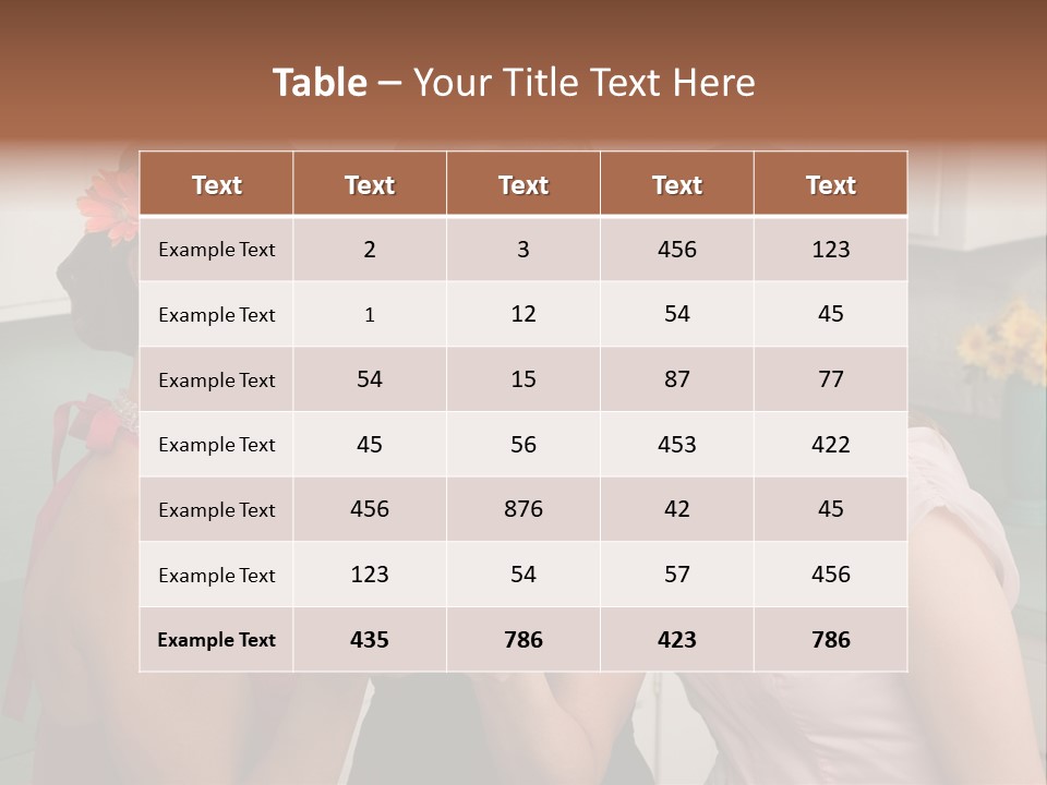 Retro Housewife Surprise PowerPoint Template