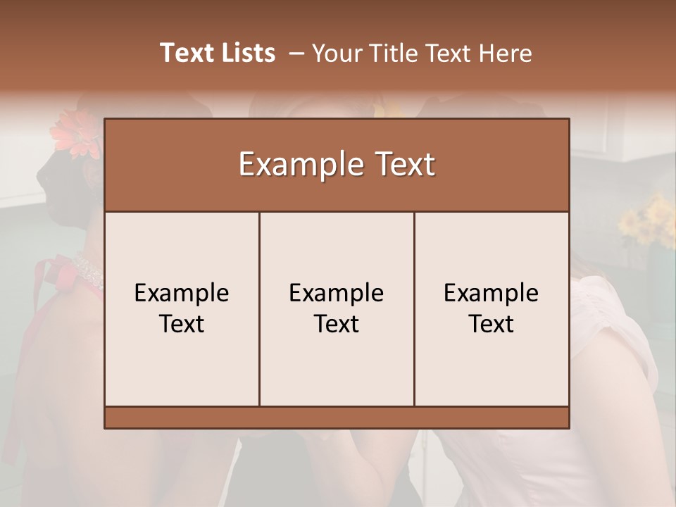 Retro Housewife Surprise PowerPoint Template