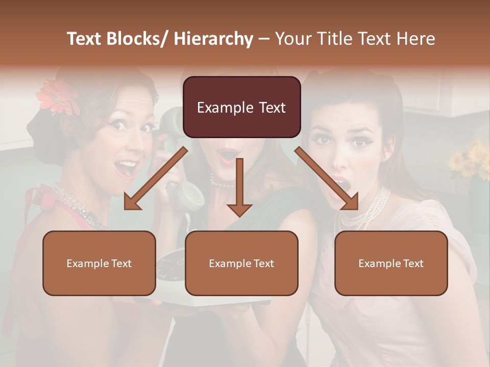 Retro Housewife Surprise PowerPoint Template