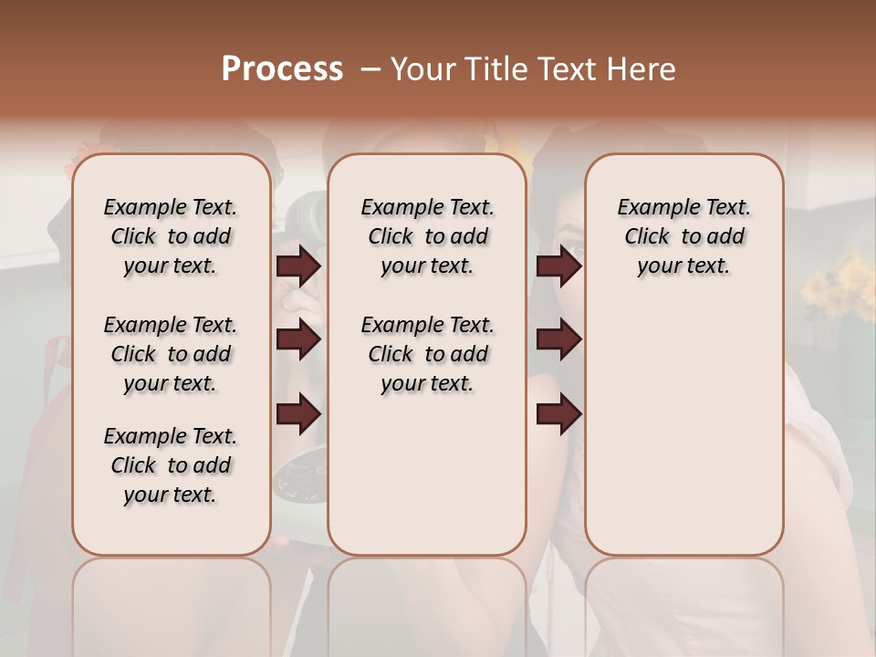 Retro Housewife Surprise PowerPoint Template