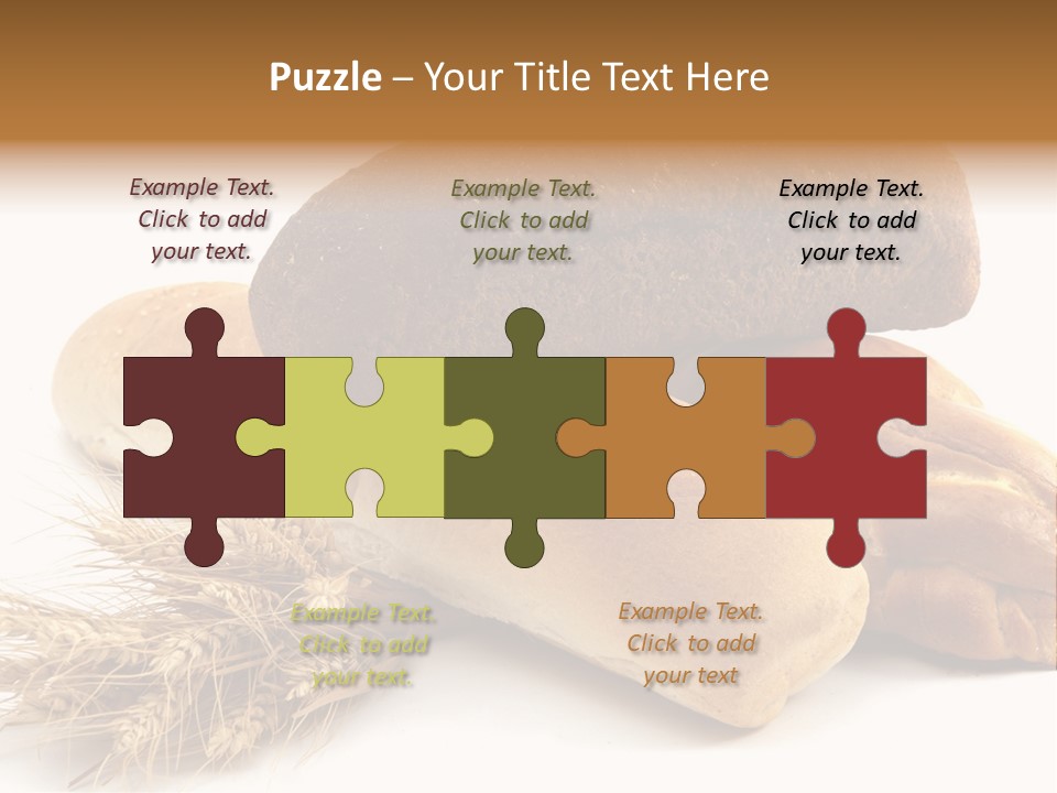 Brown Horizontal Breakfast PowerPoint Template