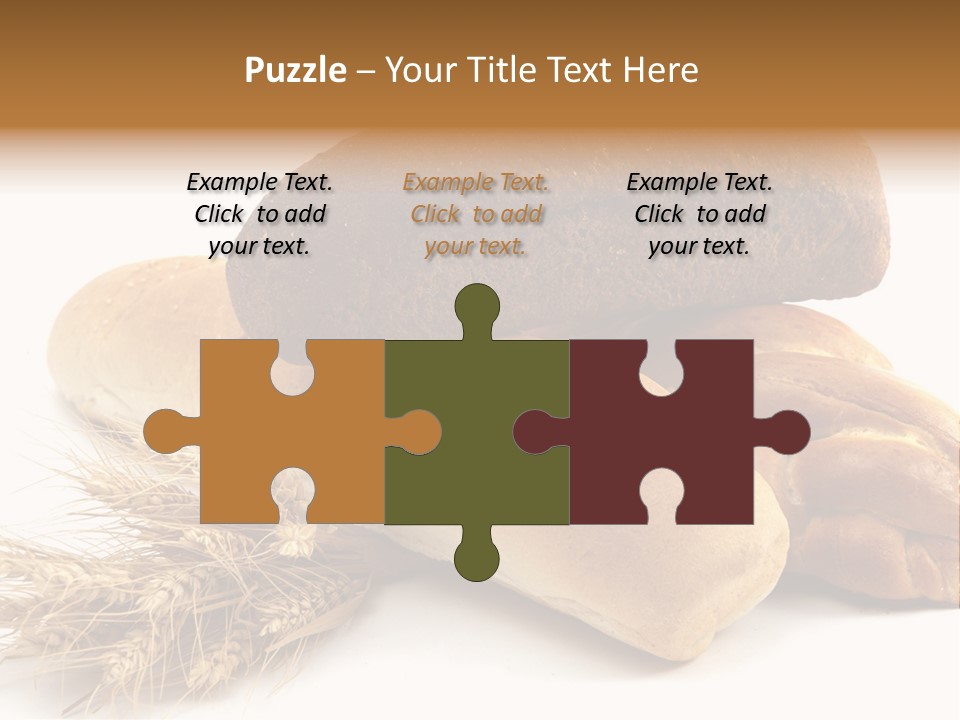 Brown Horizontal Breakfast PowerPoint Template