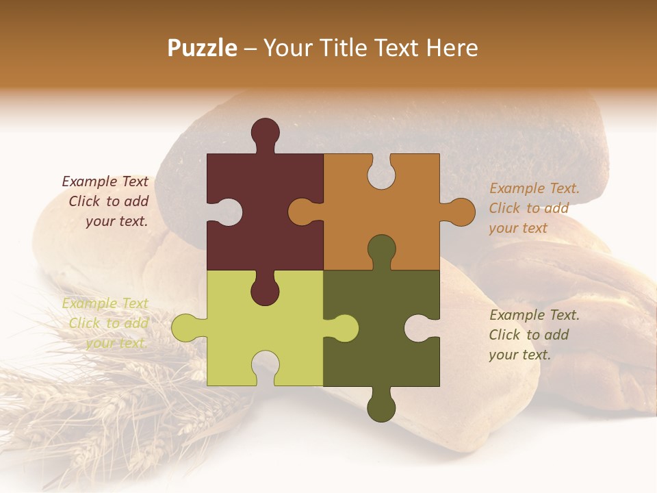 Brown Horizontal Breakfast PowerPoint Template