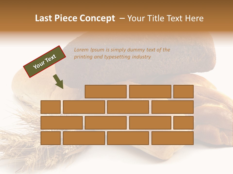 Brown Horizontal Breakfast PowerPoint Template