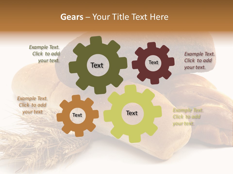 Brown Horizontal Breakfast PowerPoint Template