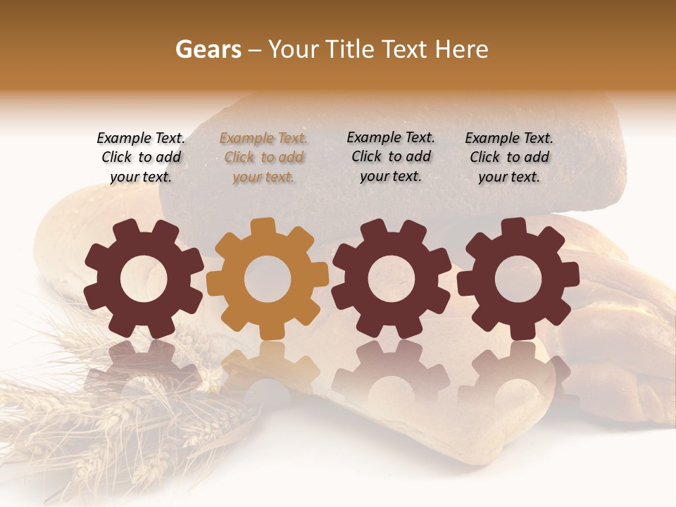 Brown Horizontal Breakfast PowerPoint Template