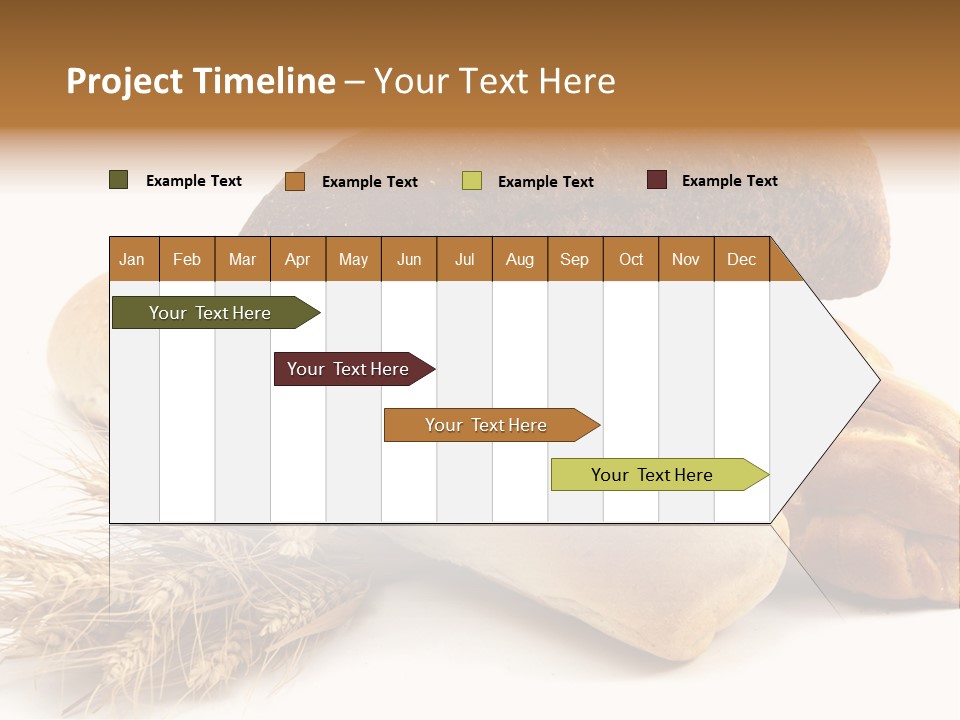 Brown Horizontal Breakfast PowerPoint Template