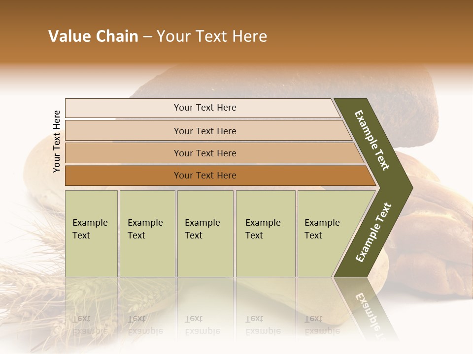 Brown Horizontal Breakfast PowerPoint Template