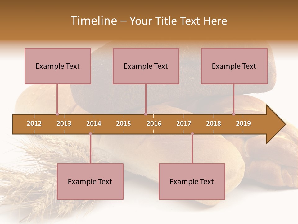 Brown Horizontal Breakfast PowerPoint Template