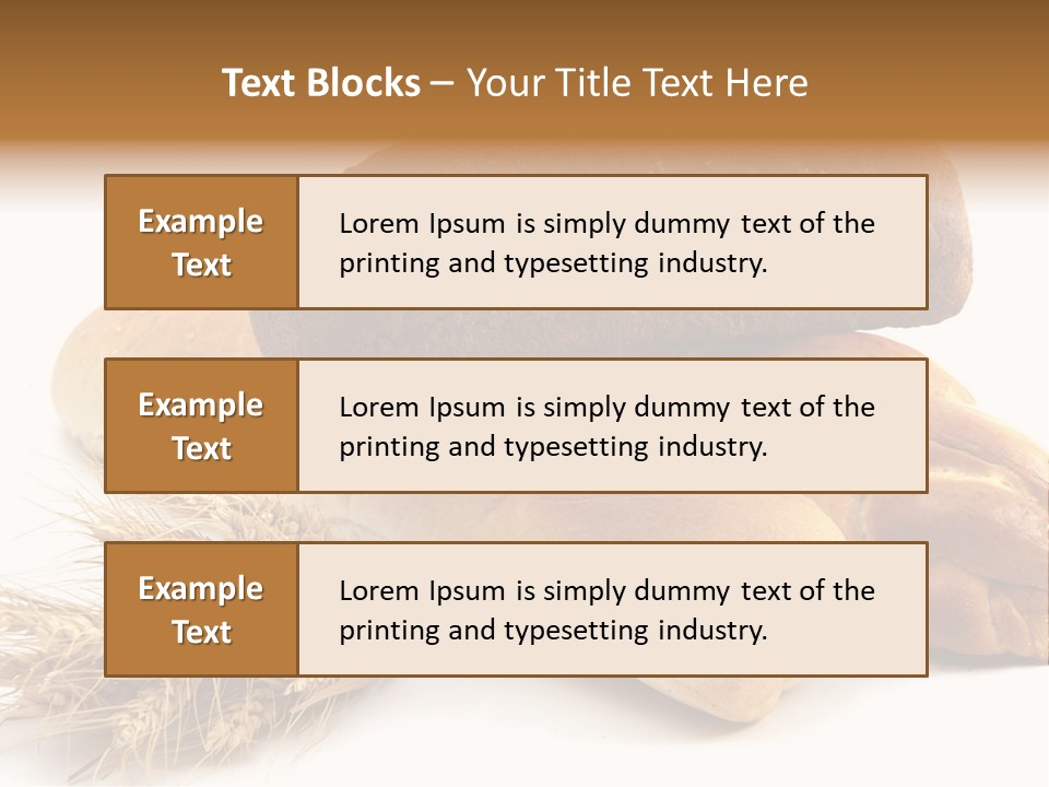 Brown Horizontal Breakfast PowerPoint Template