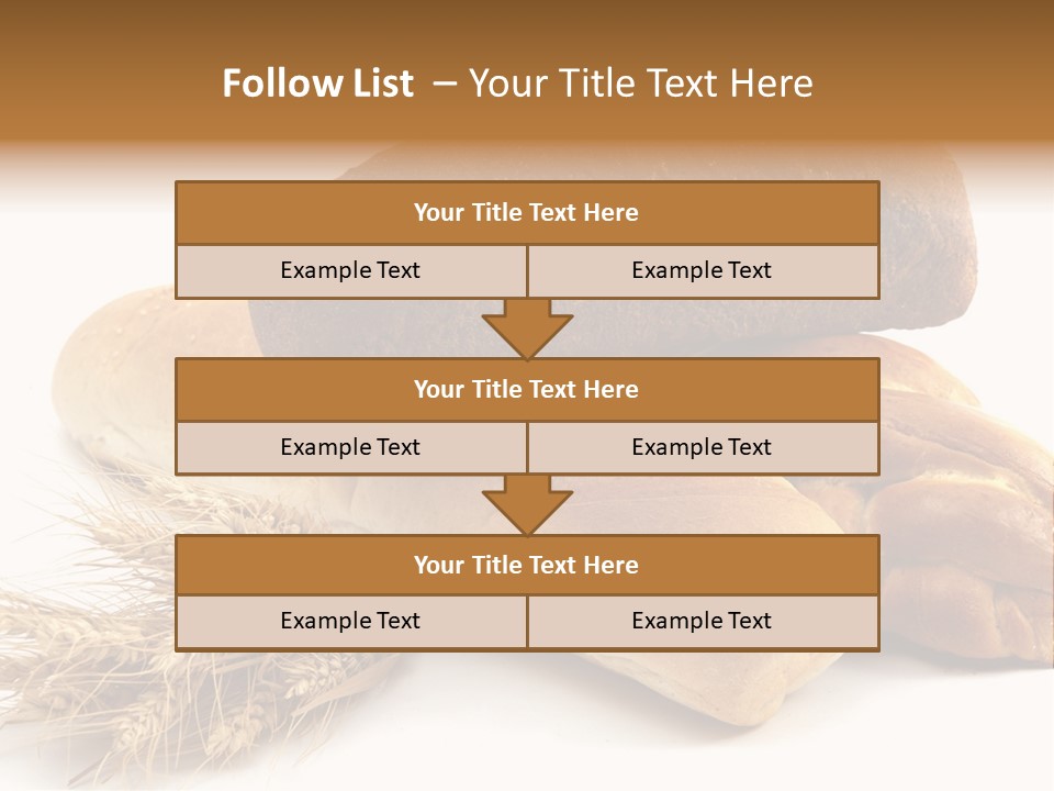 Brown Horizontal Breakfast PowerPoint Template