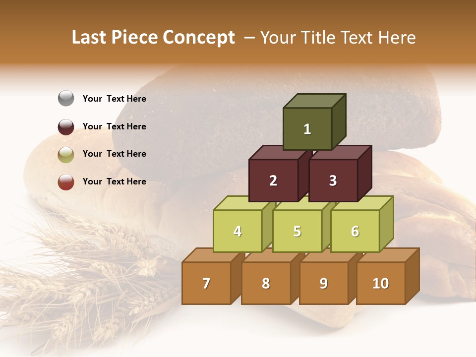 Brown Horizontal Breakfast PowerPoint Template