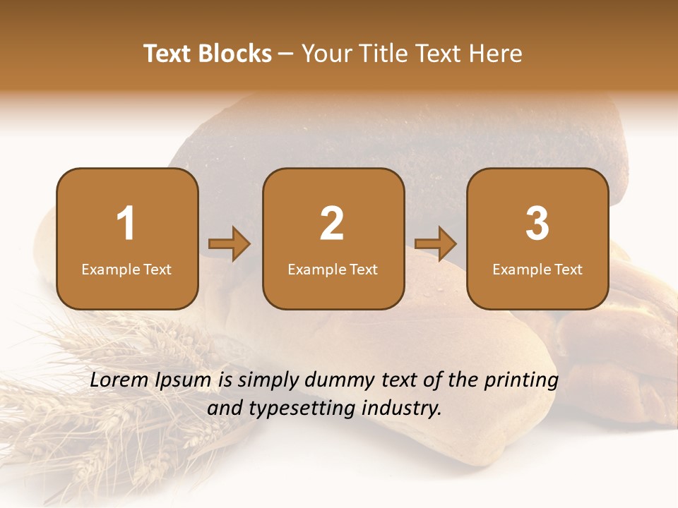 Brown Horizontal Breakfast PowerPoint Template