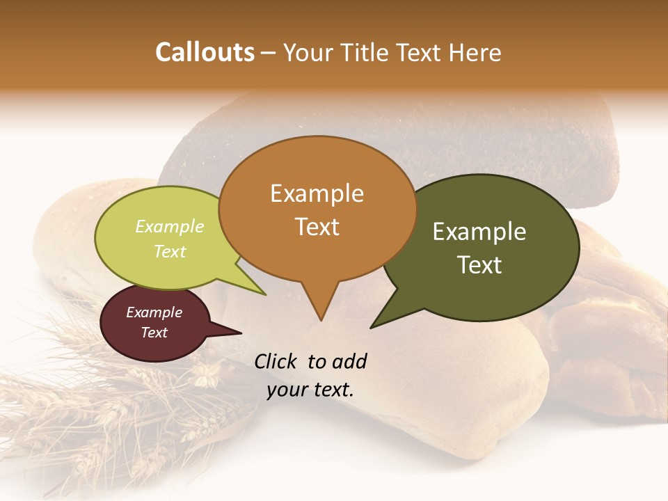 Brown Horizontal Breakfast PowerPoint Template