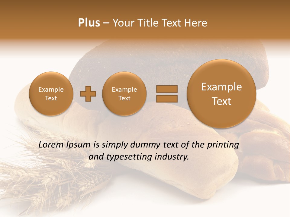 Brown Horizontal Breakfast PowerPoint Template