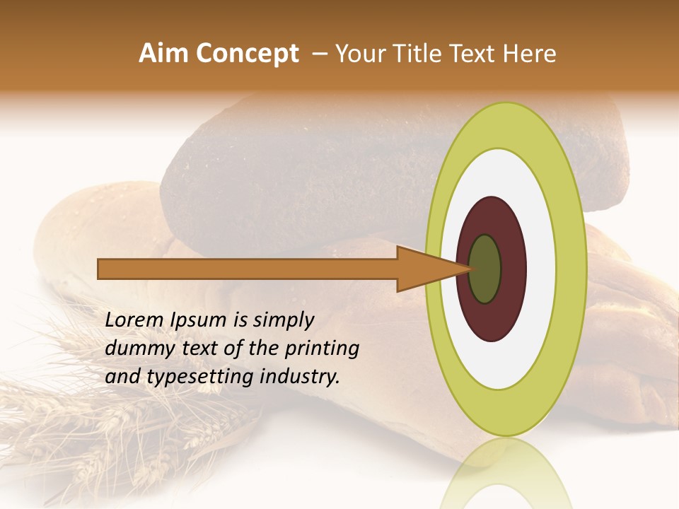 Brown Horizontal Breakfast PowerPoint Template