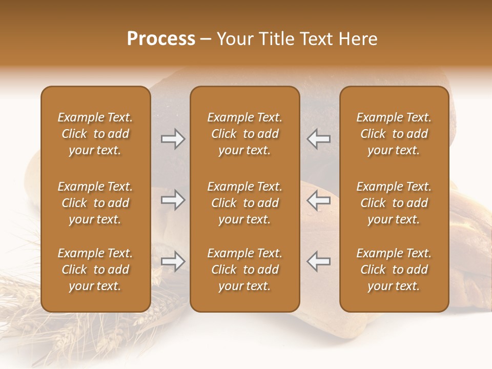 Brown Horizontal Breakfast PowerPoint Template