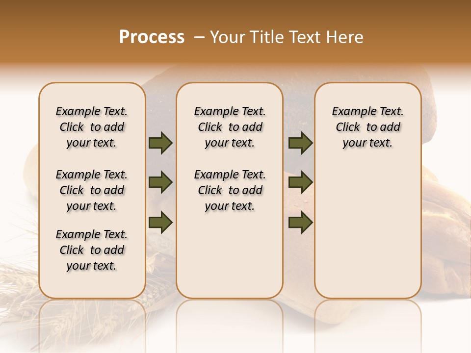 Brown Horizontal Breakfast PowerPoint Template