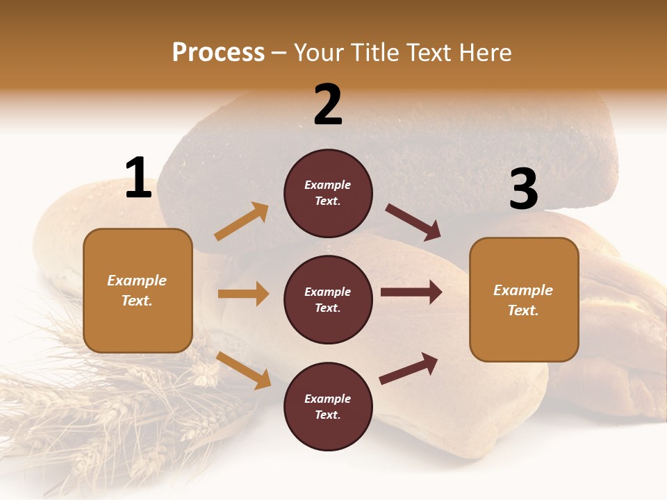Brown Horizontal Breakfast PowerPoint Template