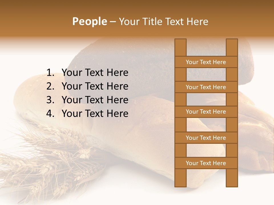 Brown Horizontal Breakfast PowerPoint Template
