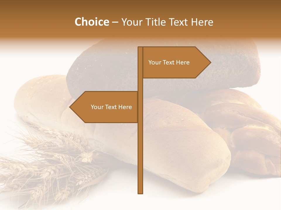 Brown Horizontal Breakfast PowerPoint Template