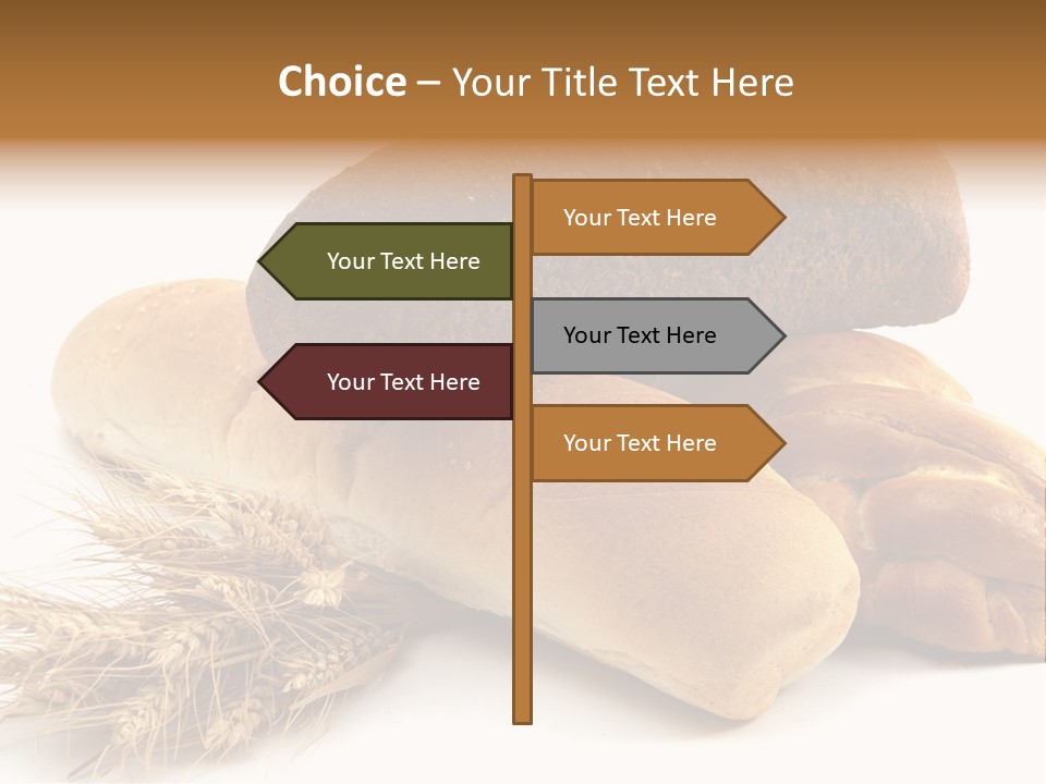 Brown Horizontal Breakfast PowerPoint Template