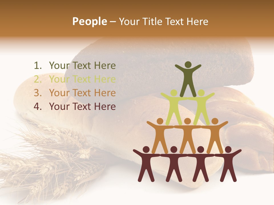 Brown Horizontal Breakfast PowerPoint Template