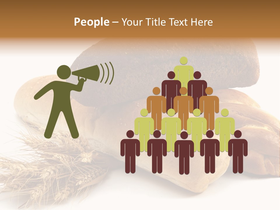 Brown Horizontal Breakfast PowerPoint Template