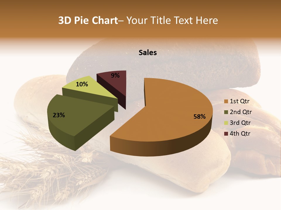 Brown Horizontal Breakfast PowerPoint Template