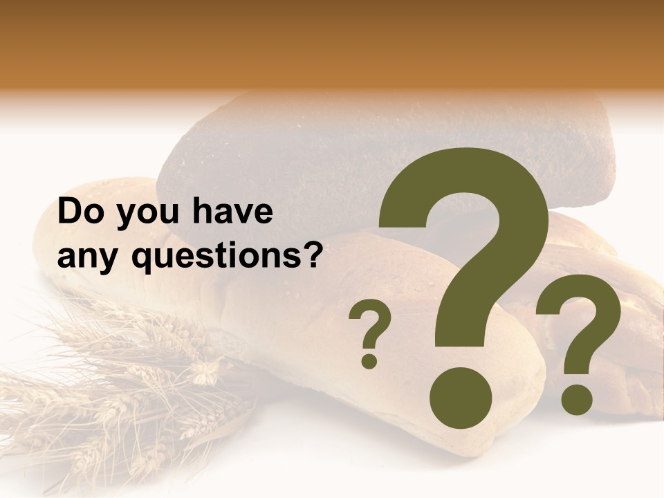 Brown Horizontal Breakfast PowerPoint Template